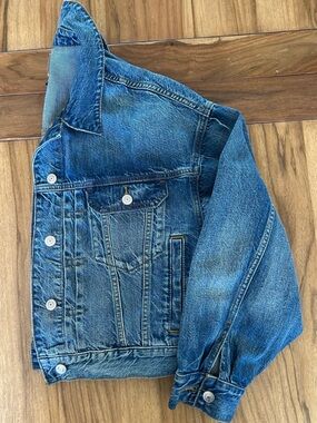 American Eagle Outfitters Cropped Denim Jacked - S